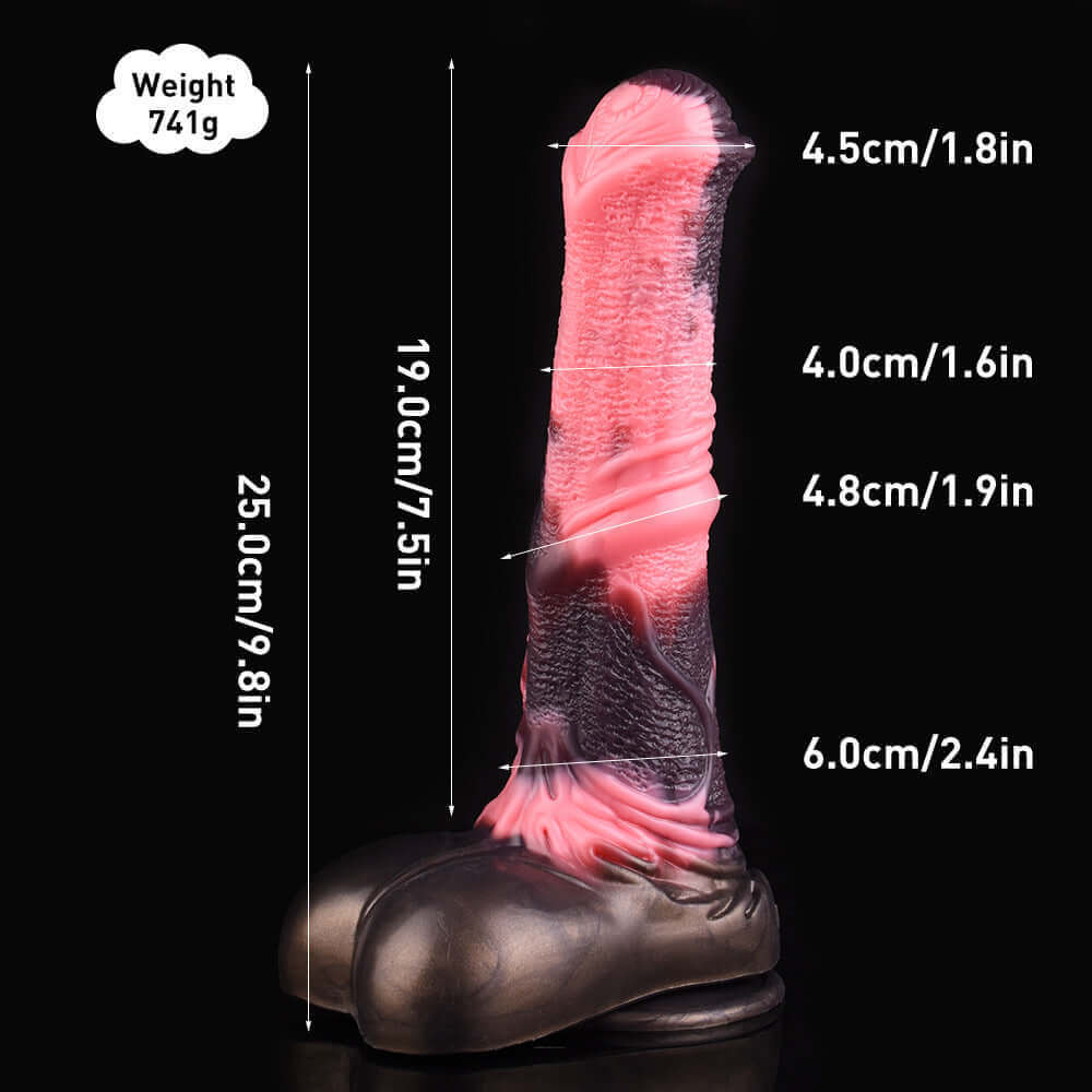 Dragon Dildo® | Horse Dildo - Ruffian Colour: Brown & Pink