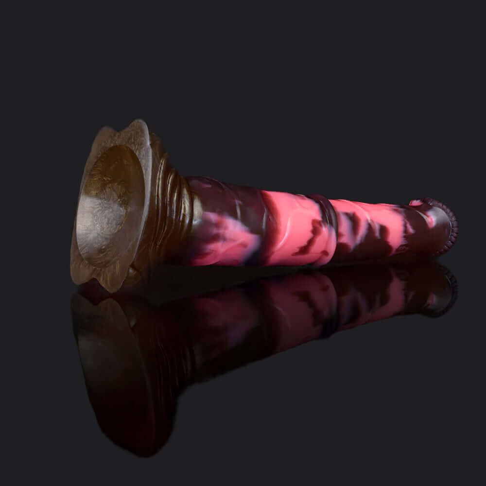 Horse Dildo - Count Fleet in vibrant colors, 26.8cm realistic design for intense pleasure.
