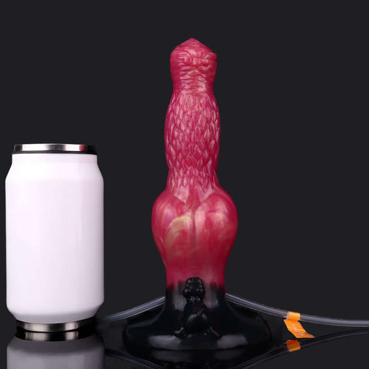 Dragon Dildo™ | Amarok - Ejaculating Inflatable Wolf Dildo Colour: Shadowflame