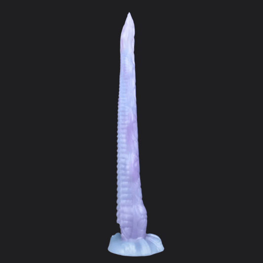 Octopus Tentacle Dildo – Prince, a tall, curved dildo with textured design for unique stimulation.