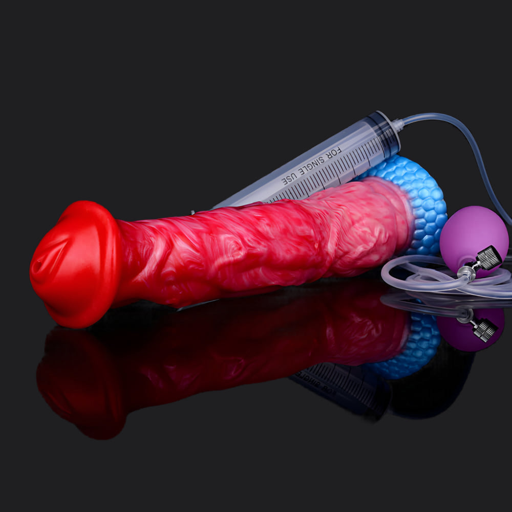 Dragon Dildo™ | Black Caviar - Ejaculating Inflatable Dildo Colour: Red