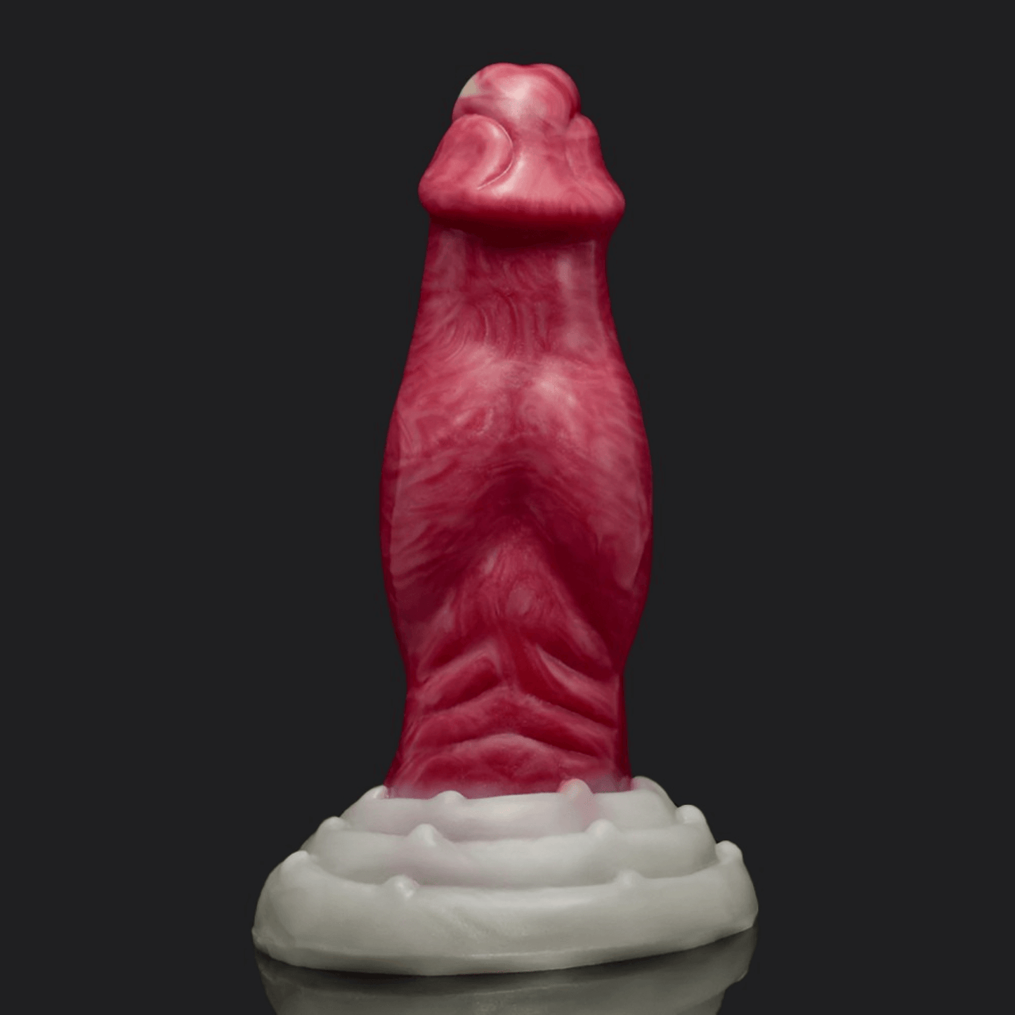 Dragon Dildo - Shadow Dragon with intricate scales and curves, total length 18cm for fantastical pleasure.