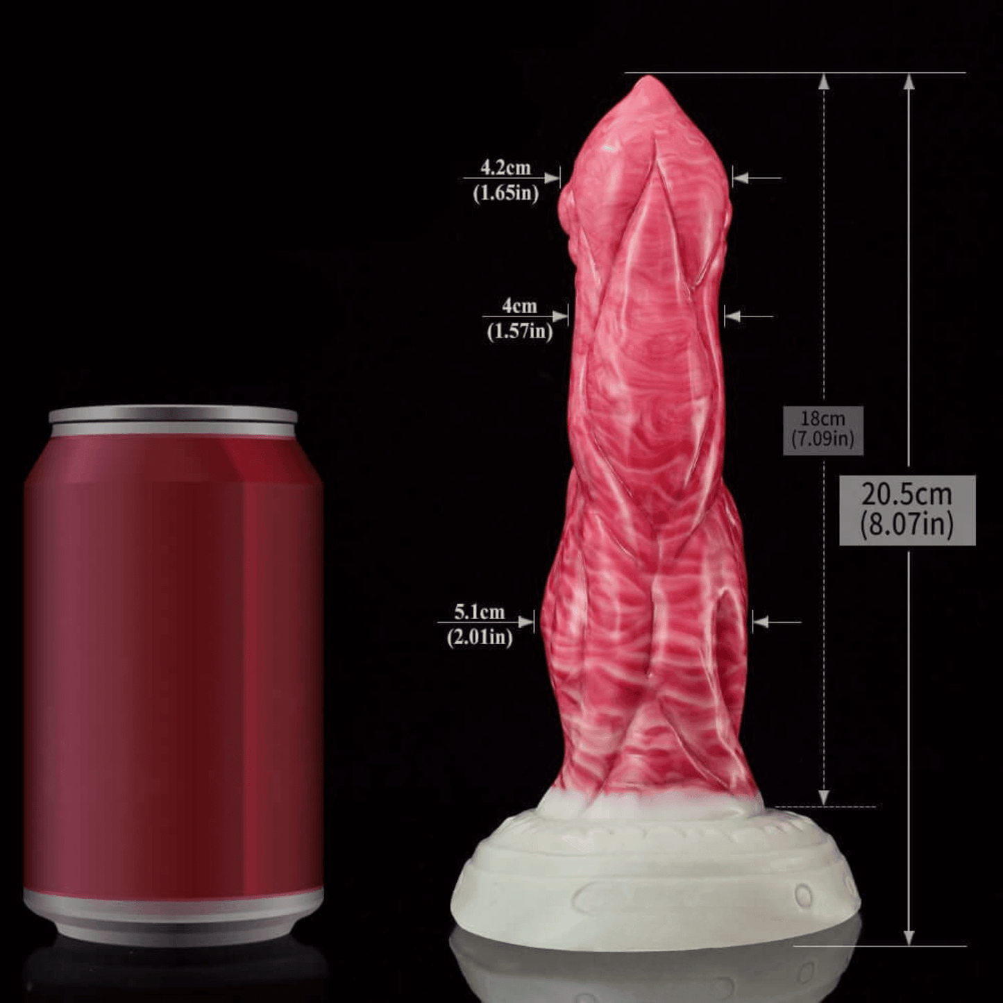 Dragon Dildo® | Dragon Dildo - Basilisk Colour: Blood Wyrm