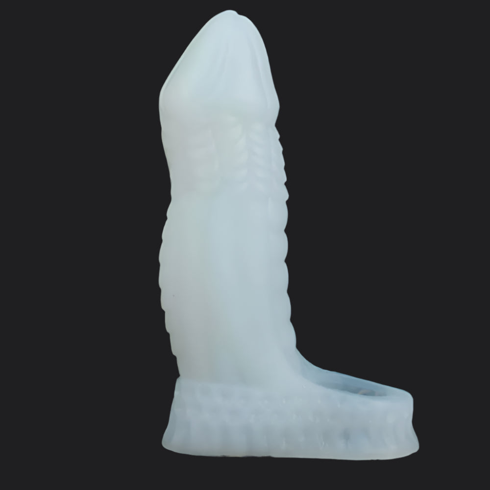 Dragon Dildo™ | Io Dragon Penis Extender Sleeve - Clear Colour: Clear
