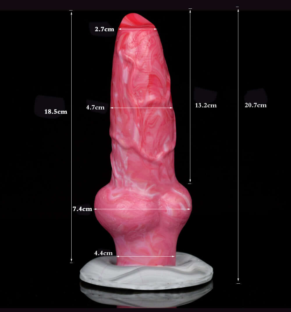 Dragon Dildo® | Geri Wolf Dildo Color: Ruby Scale