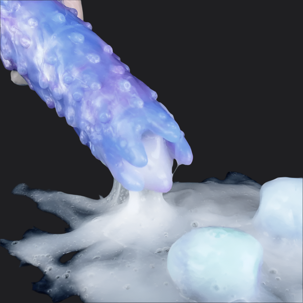 Dragon Dildo™ | Zerg Ovipositor Alien Dildo Color: Celestial Frost