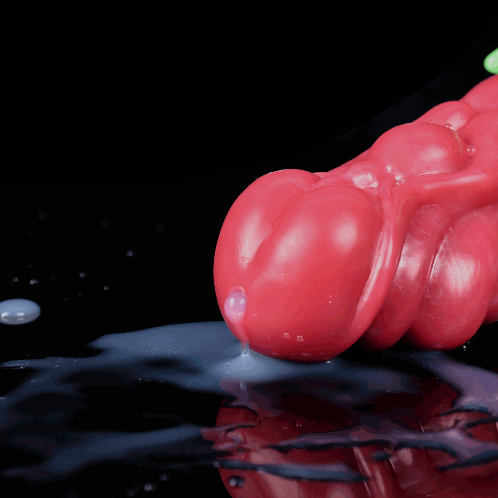 Dragon Dildo™ | Swamp Monster Grendel - Ejaculating Dildo Colour: Red