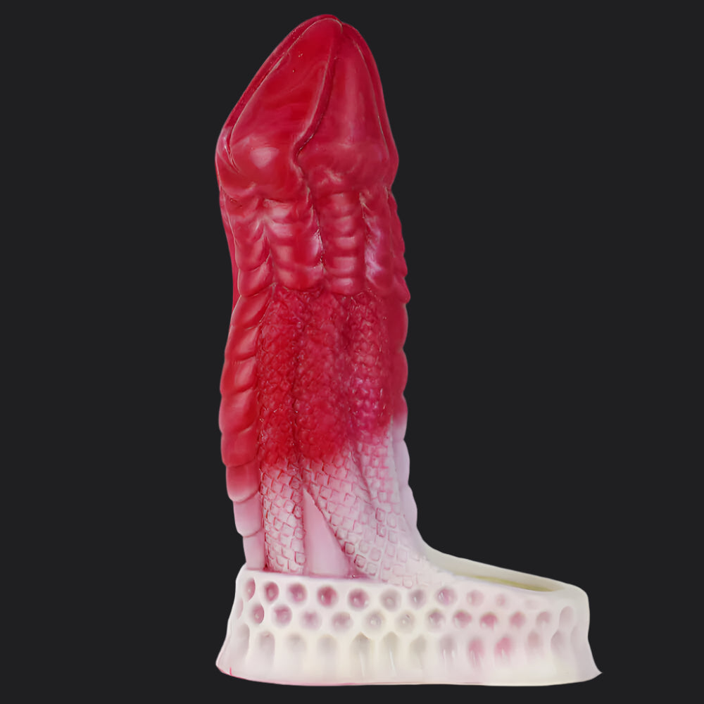 Dragon Dildo™ | Io Dragon Penis Extender Sleeve - Red Colour: Red