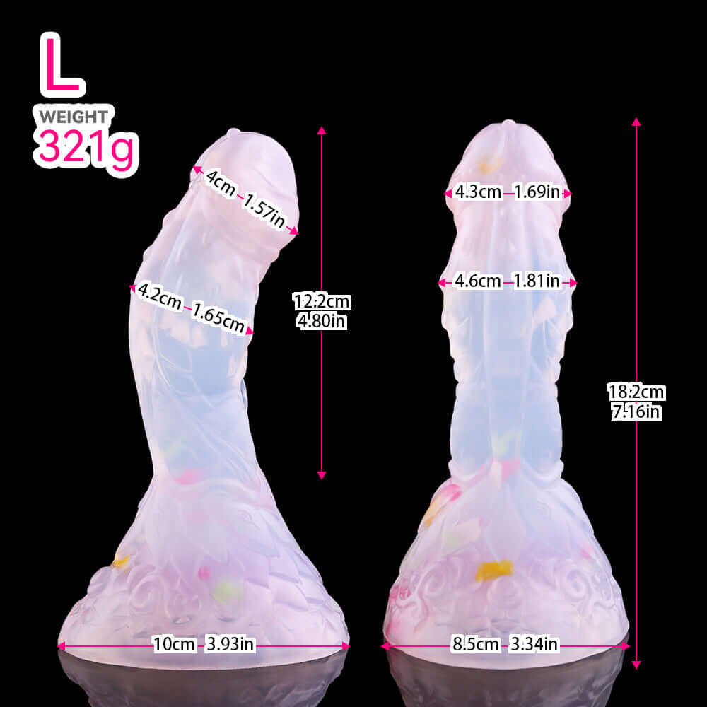 Dragon Dildo™ | Frost Dragon Dildo Wyrm (L) Colour: Dragonshard