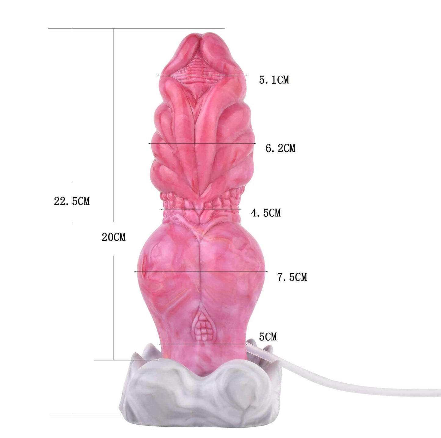 Dragon Dildo® | Warg - Ejaculating Wolf Dildo Colour: Pink