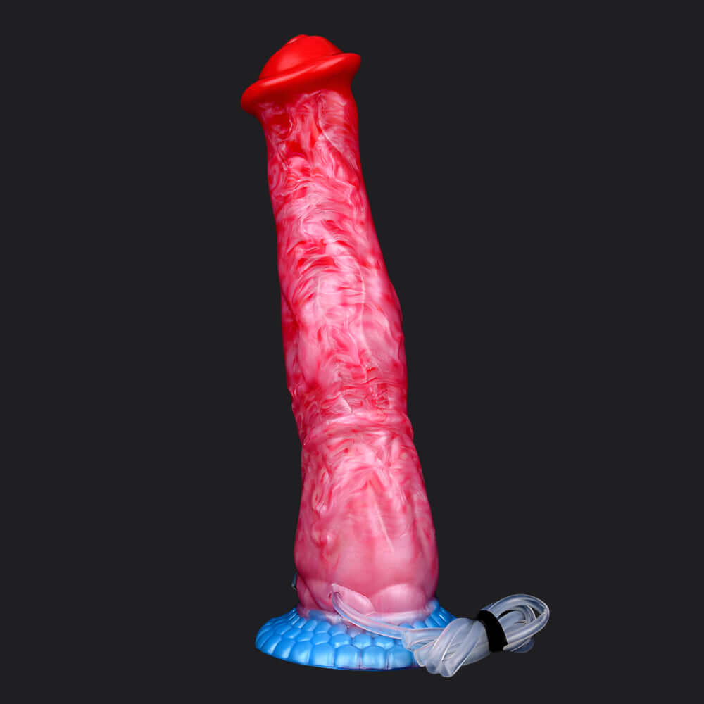 Dragon Dildo™ | Black Caviar - Ejaculating Inflatable Dildo Colour: Red