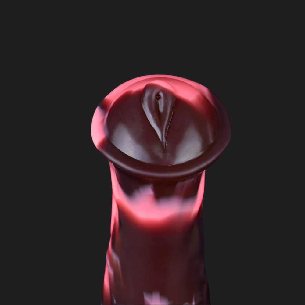 Dragon Dildo™ | Horse Dildo - Black Caviar Colour: Brown & Pink