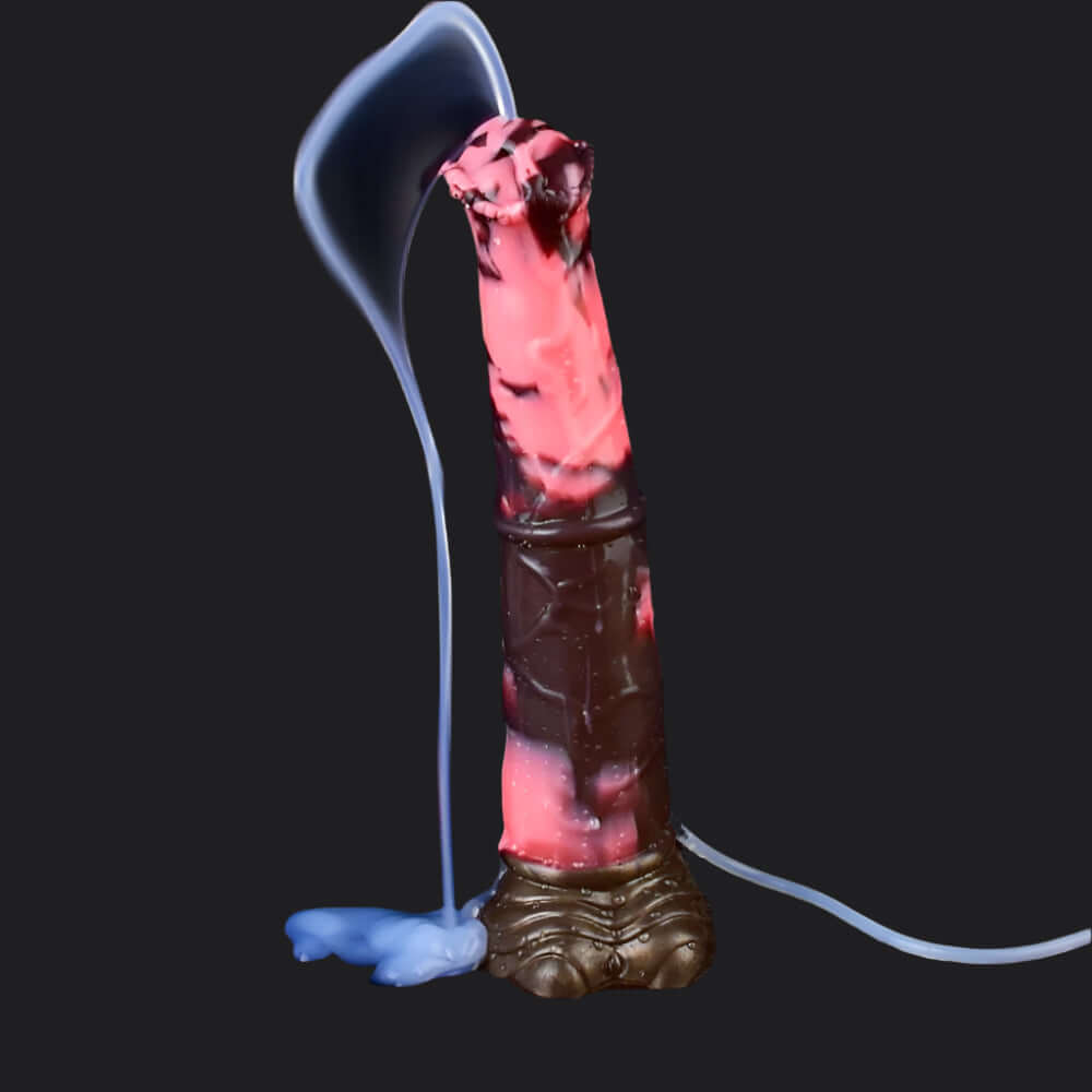 Dragon Dildo™ | Horse Dildo - Count Fleet Ejaculating Colour: Brown & Pink
