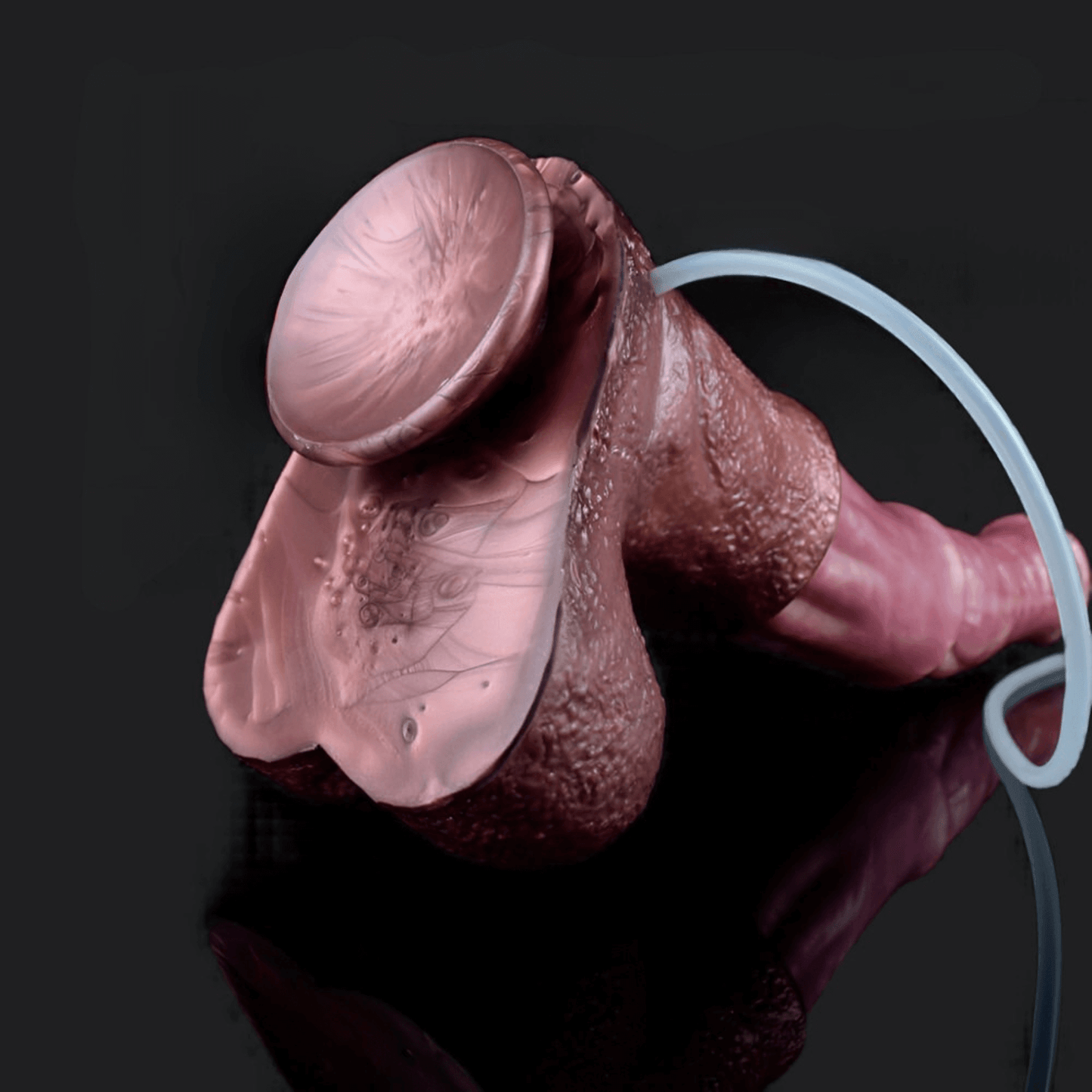 Horse Dildo - Kentucky Derby Ejaculating design with realistic features and oversized testicles for extra stimulation.