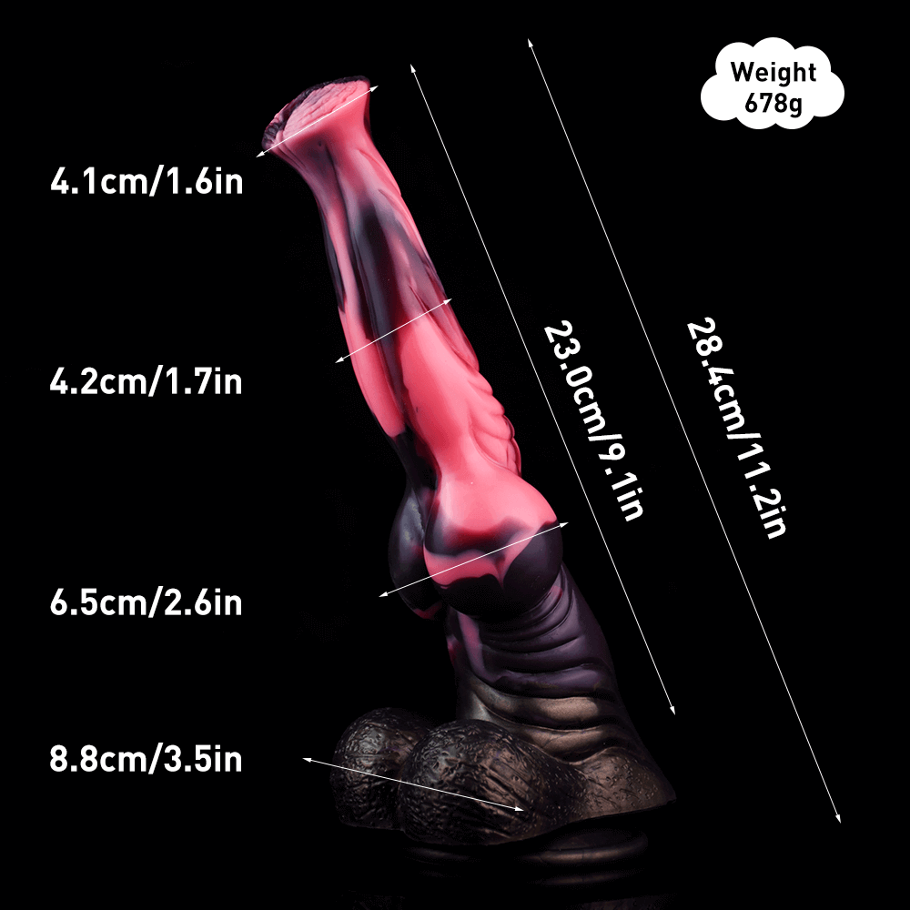 Dragon Dildo® | Horse Dildo - Barbaro Colour: Brown & Pink