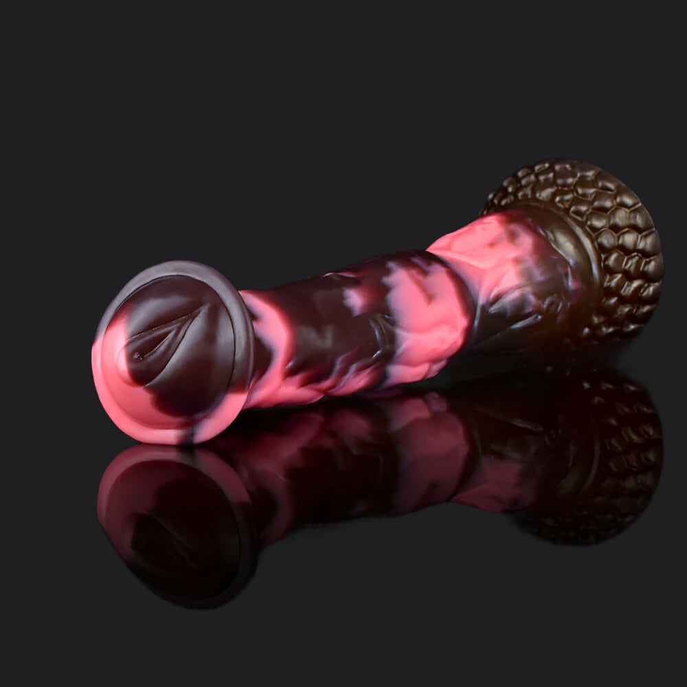 Dragon Dildo™ | Horse Dildo - Black Caviar Colour: Brown & Pink