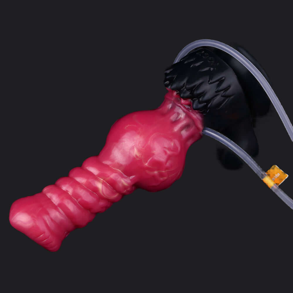 Dragon Dildo™ | Ejaculating Inflatable Werewolf Cub Colour: Shadowflame