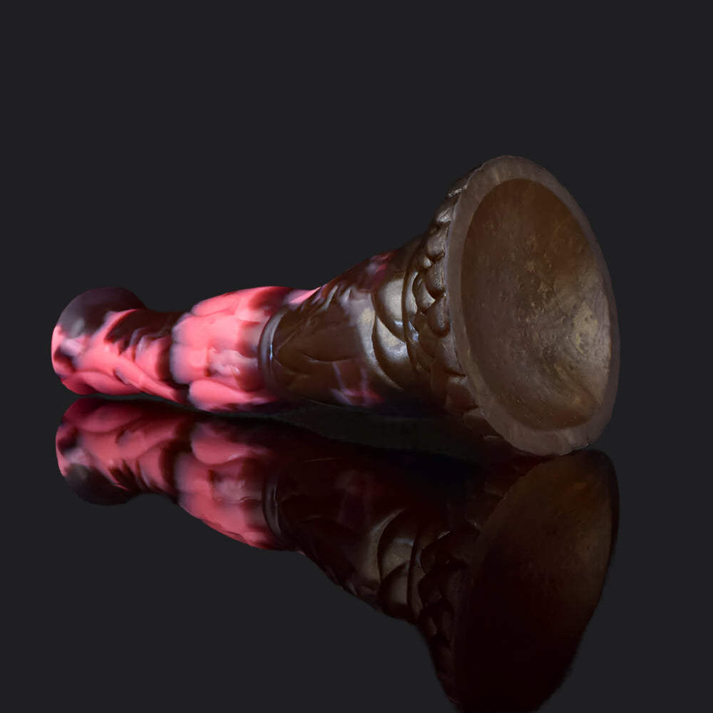 Dragon Dildo™ | Horse Dildo - Black Caviar Colour: Brown & Pink