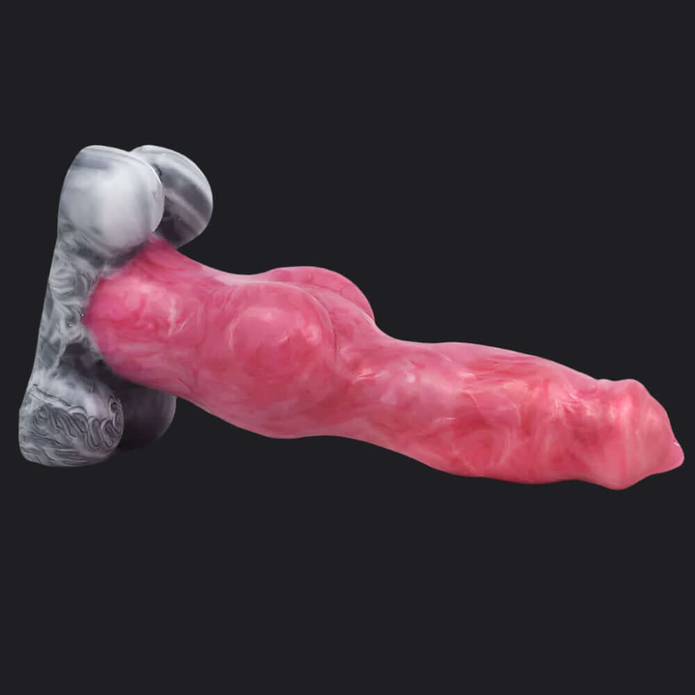 Dog Dildo - German Shepherd in vibrant colors, showcasing lifelike design and textural details for ultimate pleasure.