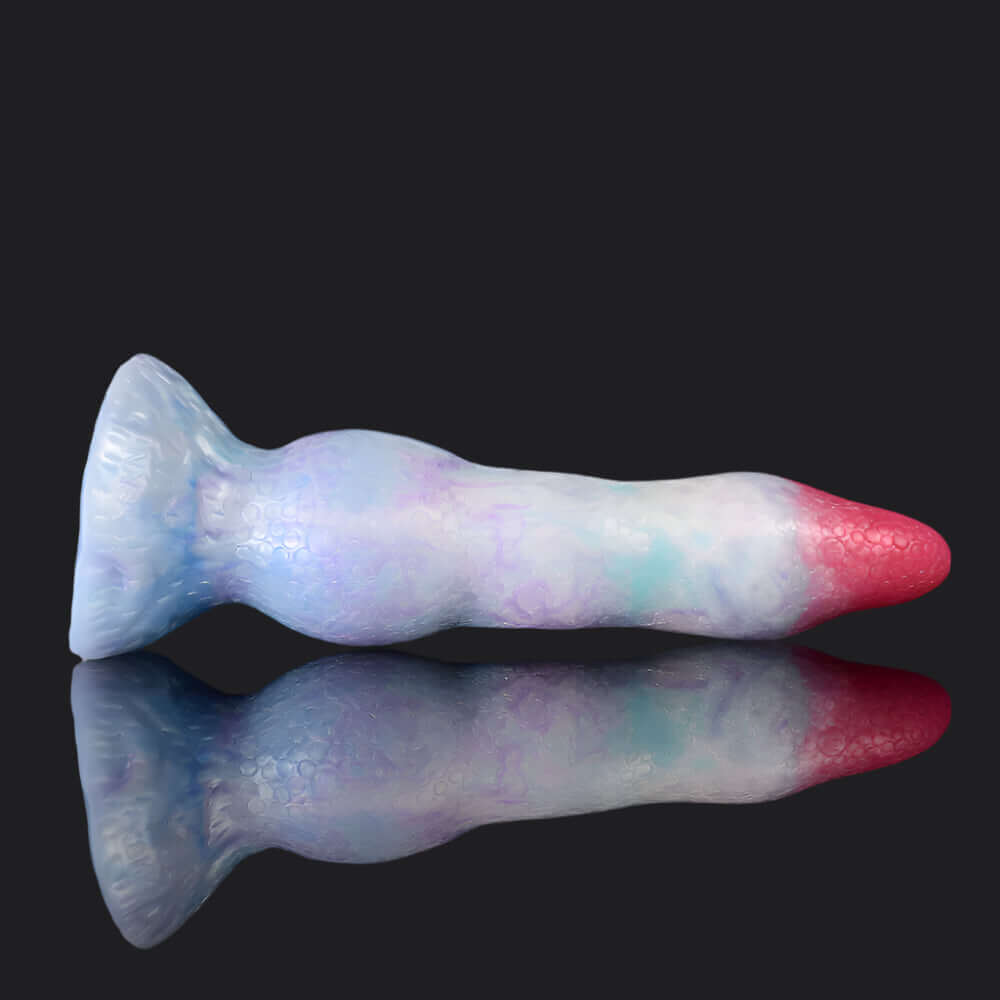 Icy Blue Tentacle Monster Dildo showcasing rich textures and colors for enhanced pleasure and satisfaction.