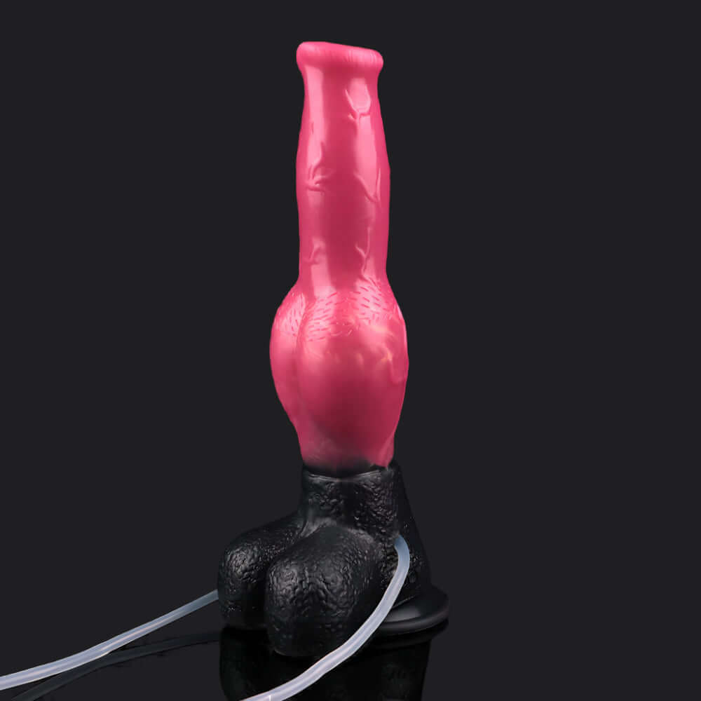 Dragon Dildo™ | Orthrus – Ejaculating Inflatable Dog Dildo Colour: Shadowflame