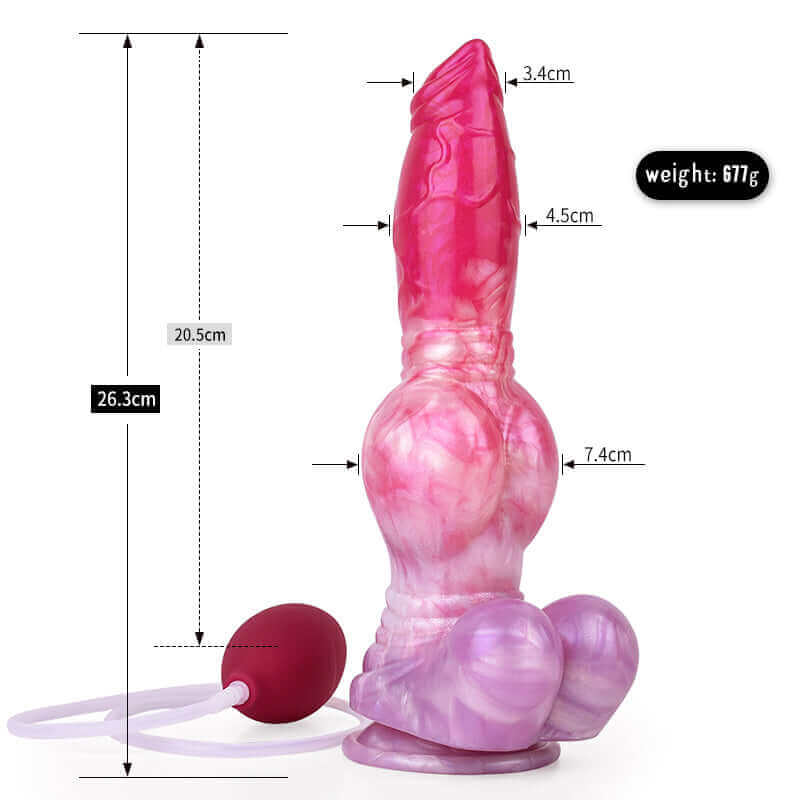 Dragon Dildo® | Swamp Monster Ringo - Ejaculating Dildo Colour: Swamp Monster