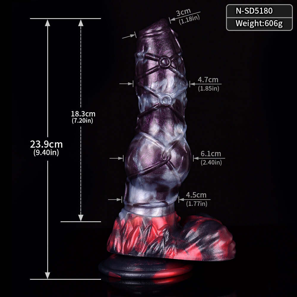 Dragon Dildo™ | Dark Ice Monster Dildo - Alastor Colour: Dark Ice Monster
