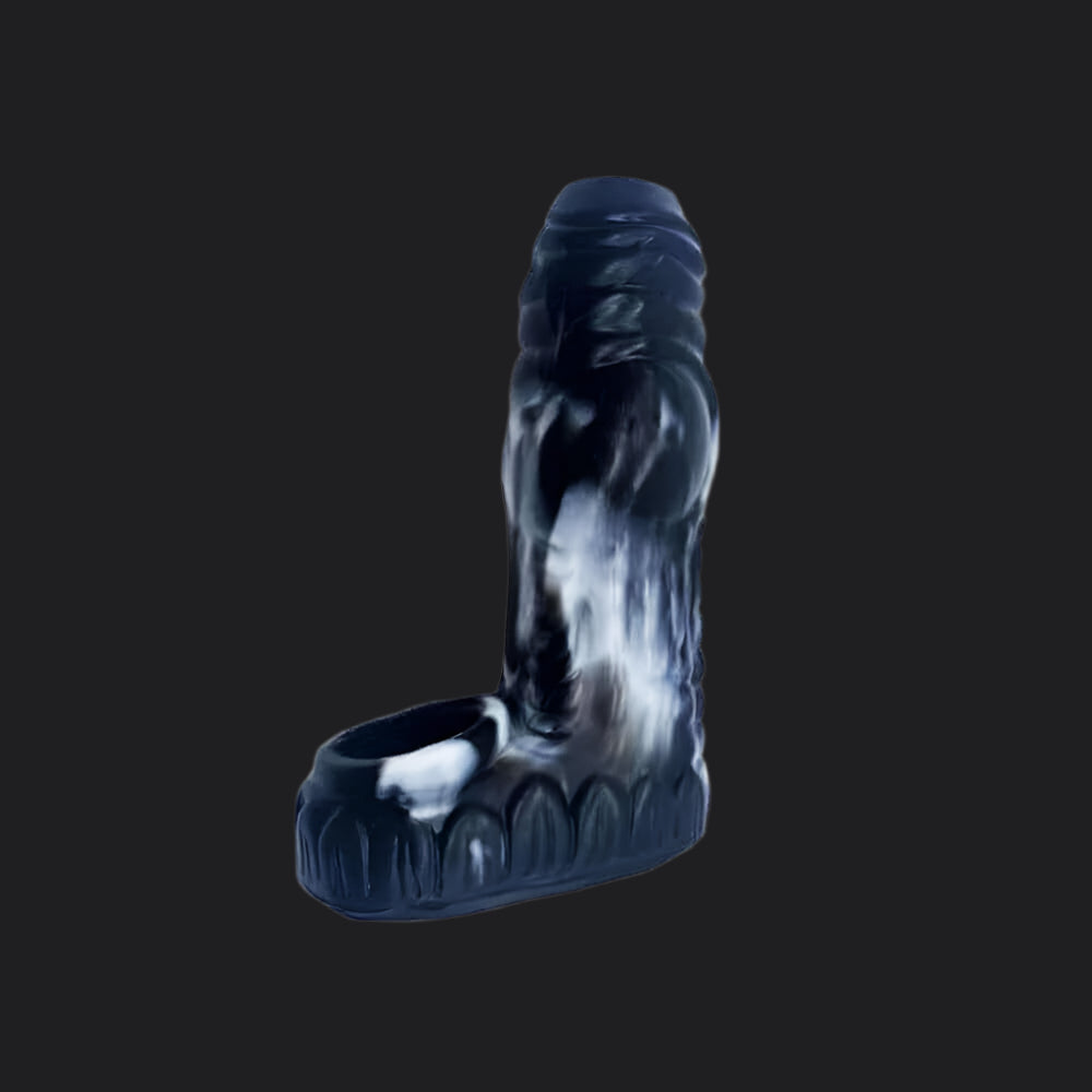 Dragon Dildo® | Erek-Hus Dragon Cum Thru Penis Sleeve - Black Colour: Black