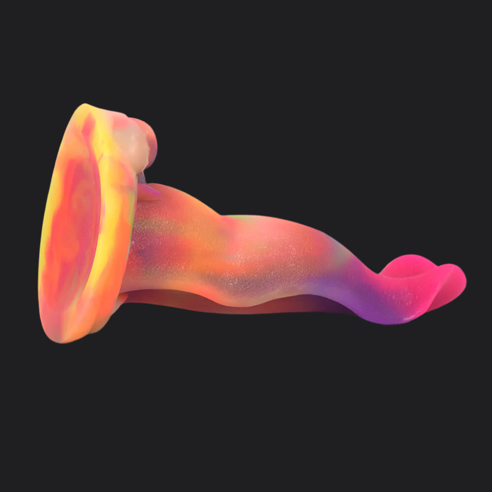 Dragon Dildo™ | Monster's Tongue Dildo Color: Rainbow