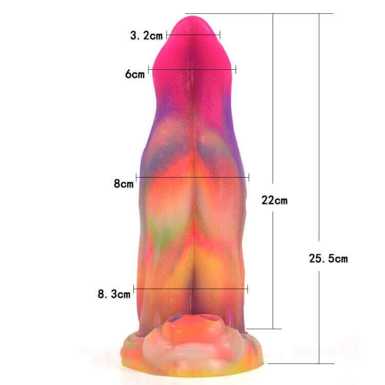 Dragon Dildo® | Monster's Tongue Dildo Color: Rainbow
