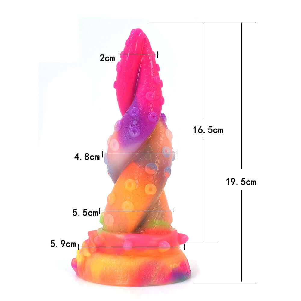Dragon Dildo® | Tentacle Dream Monster Dildo Colour: Rainbow