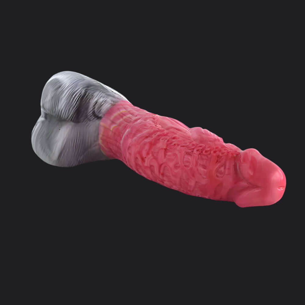 Silver Dragon Dildo for exploring new sensations, curved design for ultimate pleasure, Dragon Dildo Europe.