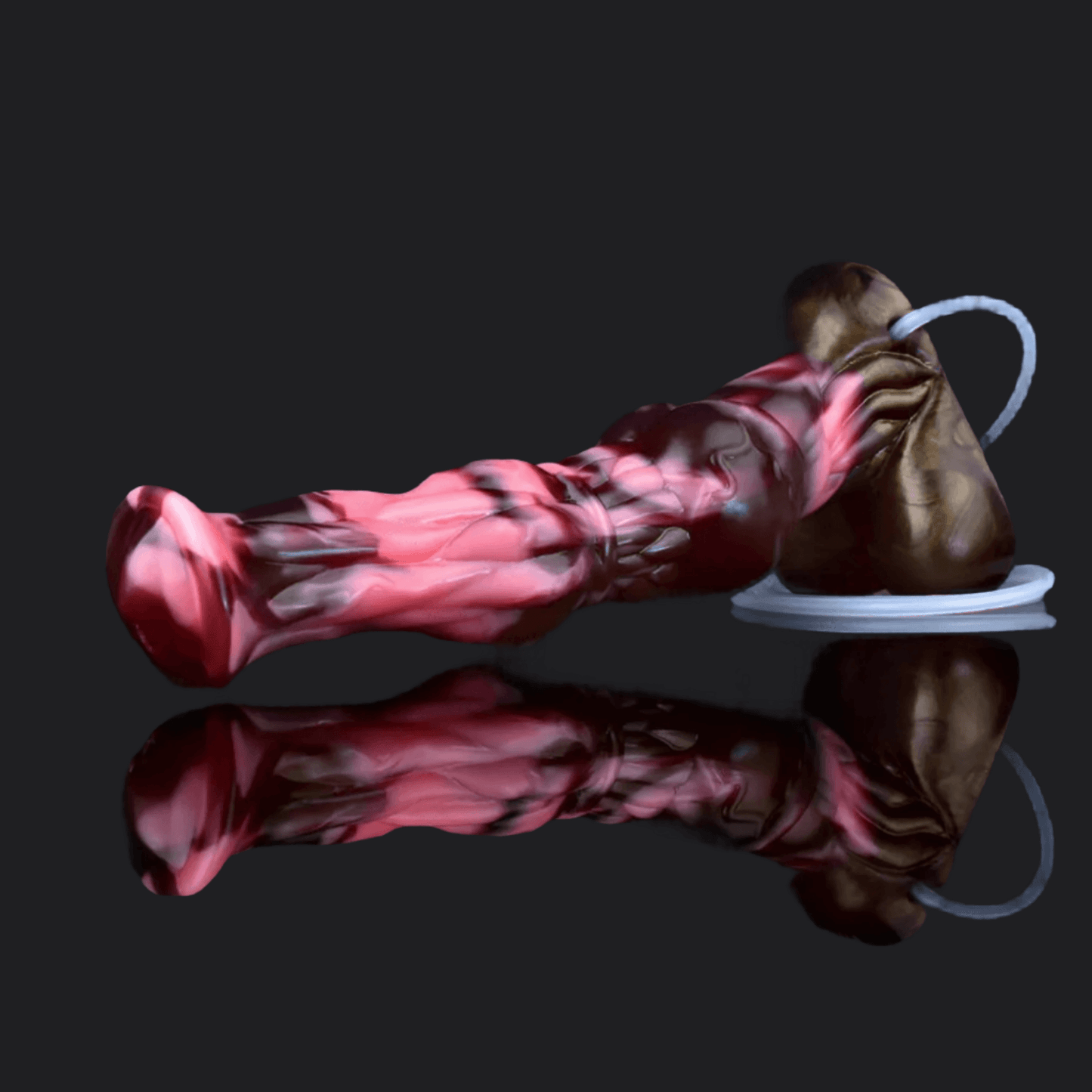 Dragon Dildo® | Horse Dildo - Lawyer Ron Ejaculating Colour: Brown & Pink