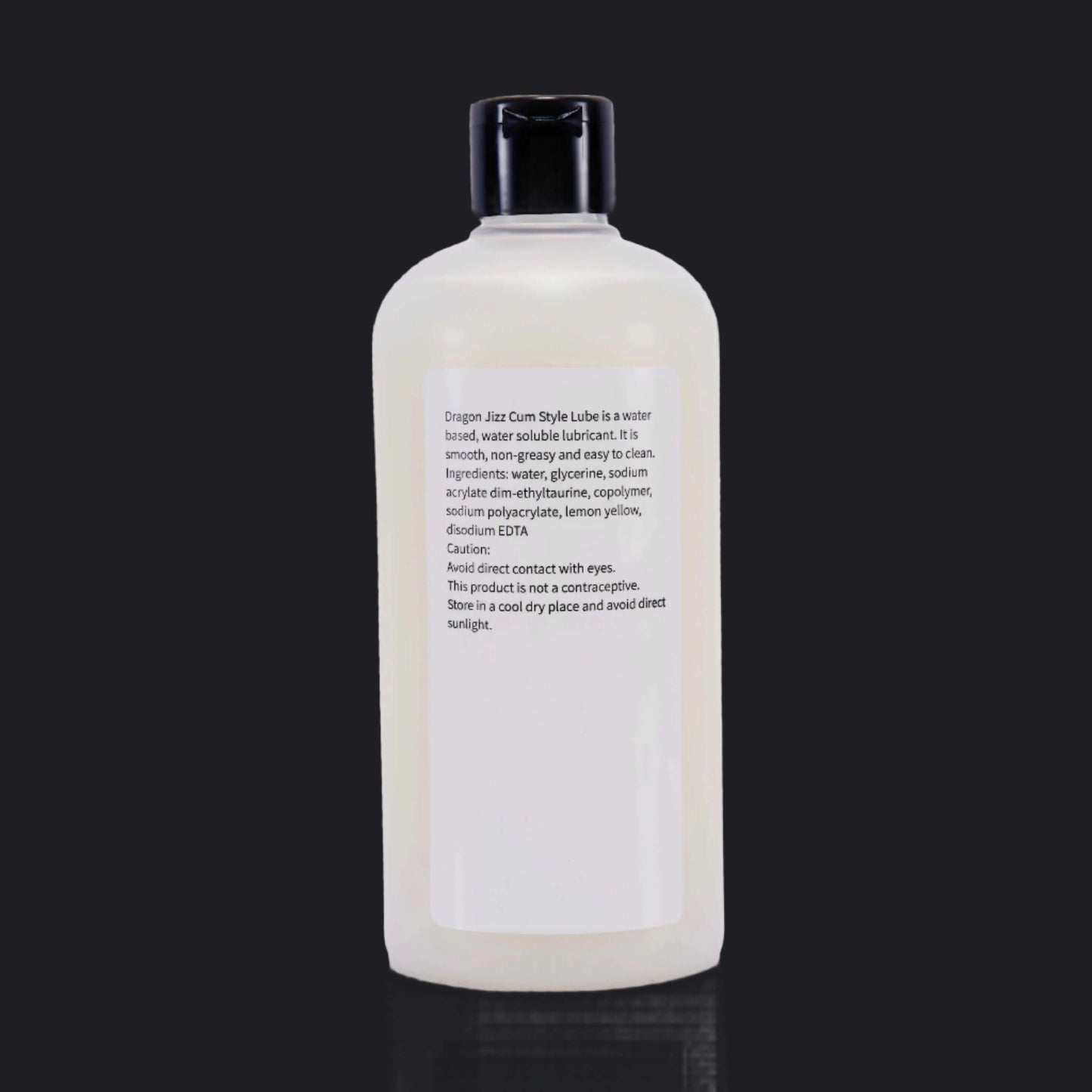 Dragon Jizz Cum Lube (500ml) bottle featuring a smooth, water-based lubricant for intense sensation and comfort.