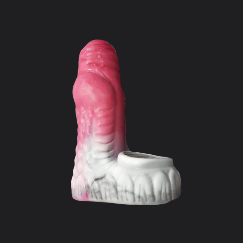 Dragon Dildo™ | Erek-Hus Dragon Cum Thru Penis Sleeve - Pink Colour: Pink