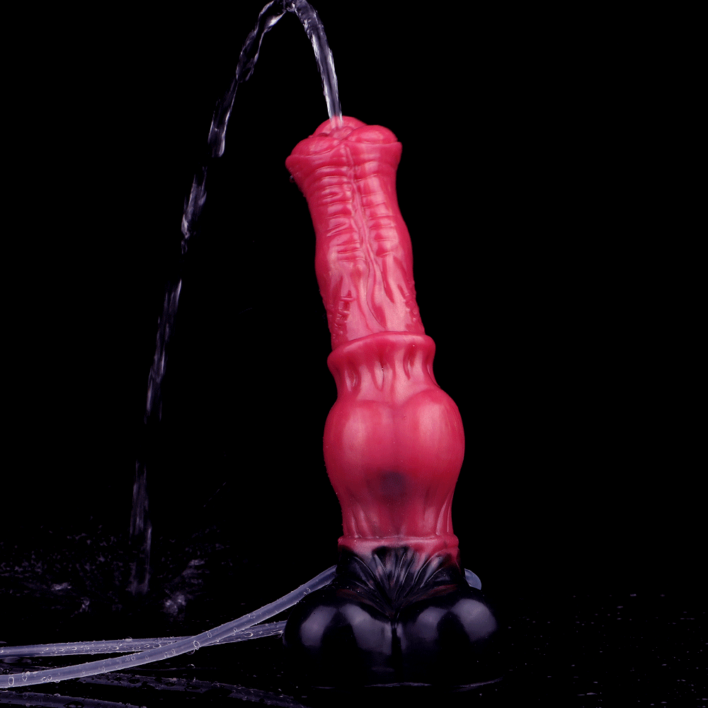 Dragon Dildo® | Tikbalang – Squirting Inflatable Horse Dildo Colour: Shadowflame