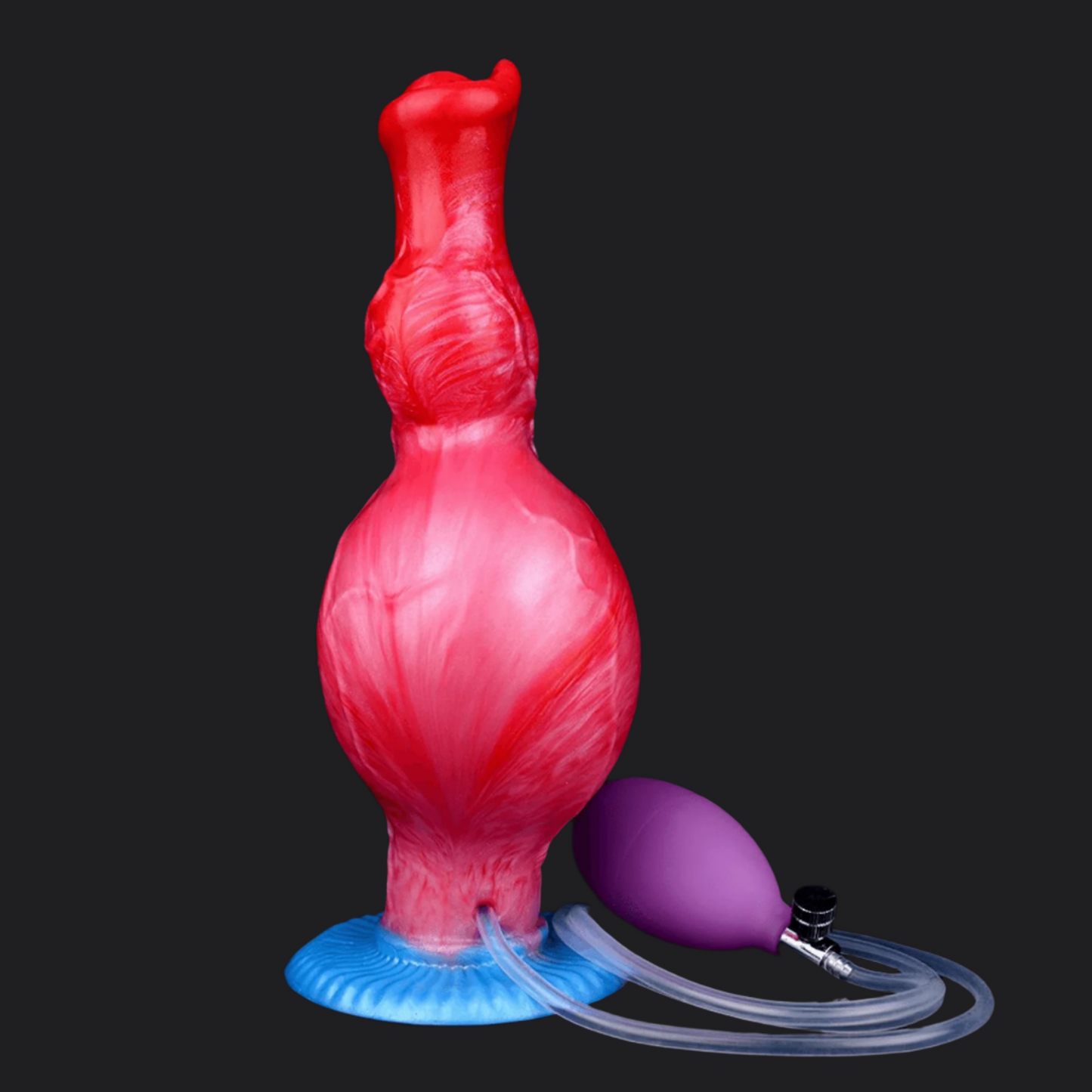 Dragon Dildo™ | Grootslang - Ejaculating Inflatable Dildo M Colour: Red