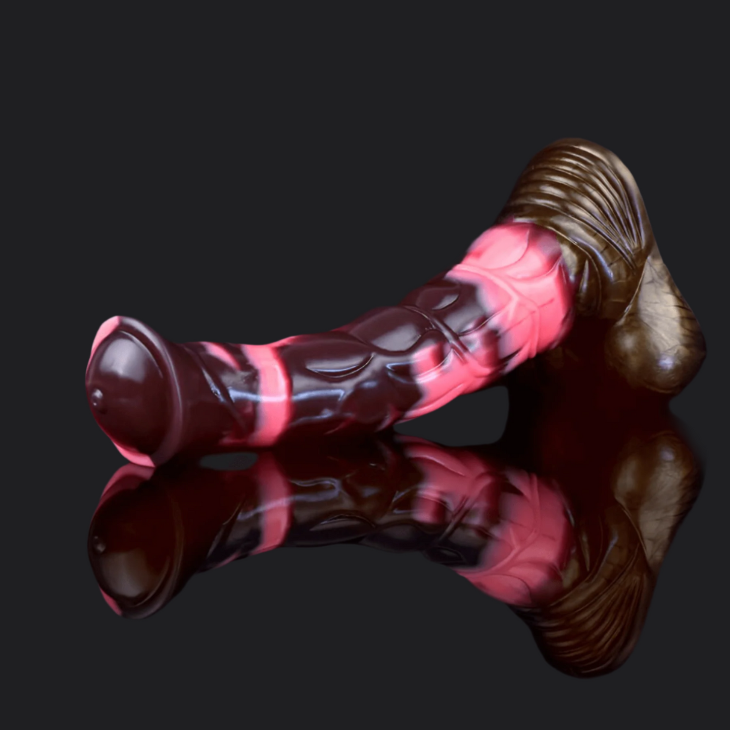 Dragon Dildo™ | Horse Dildo - Sunday Silence Colour: Brown & Pink