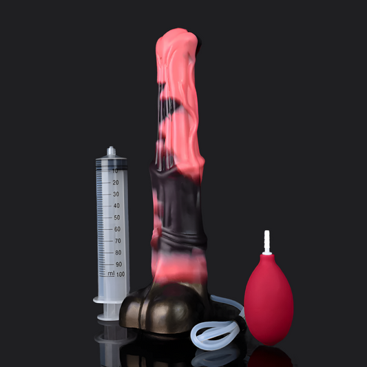 Dragon Dildo™ | Horse Dildo - Lost In The Fog Ejaculating Colour: Brown & Pink