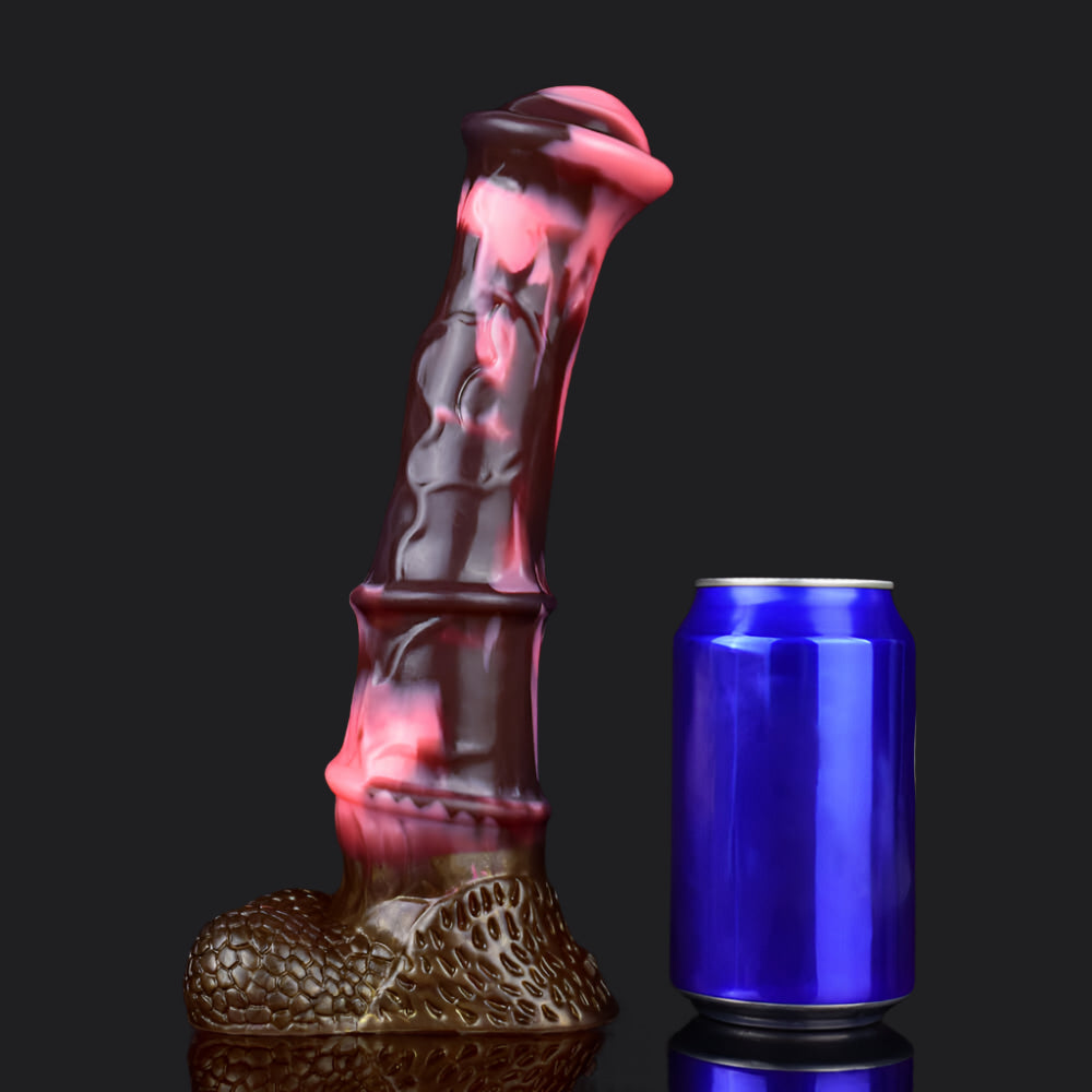 Dragon Dildo™ | Horse Dildo - Eclipse Colour: Brown & Pink