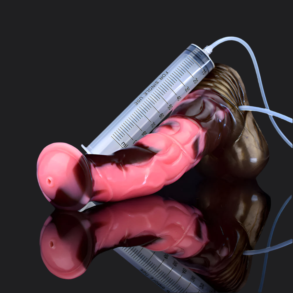 Dragon Dildo™ | Horse Dildo - Serena’s Song Ejaculating Colour: Brown & Pink