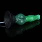 Cu ejaculating Sith monster dildo in the Verdantclaw colourway -- platinum silicone -- Dragon Dildo®