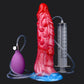 Dragon Dildo™ | Black Dragon - Ejaculating Inflatable Dildo Colour: Red