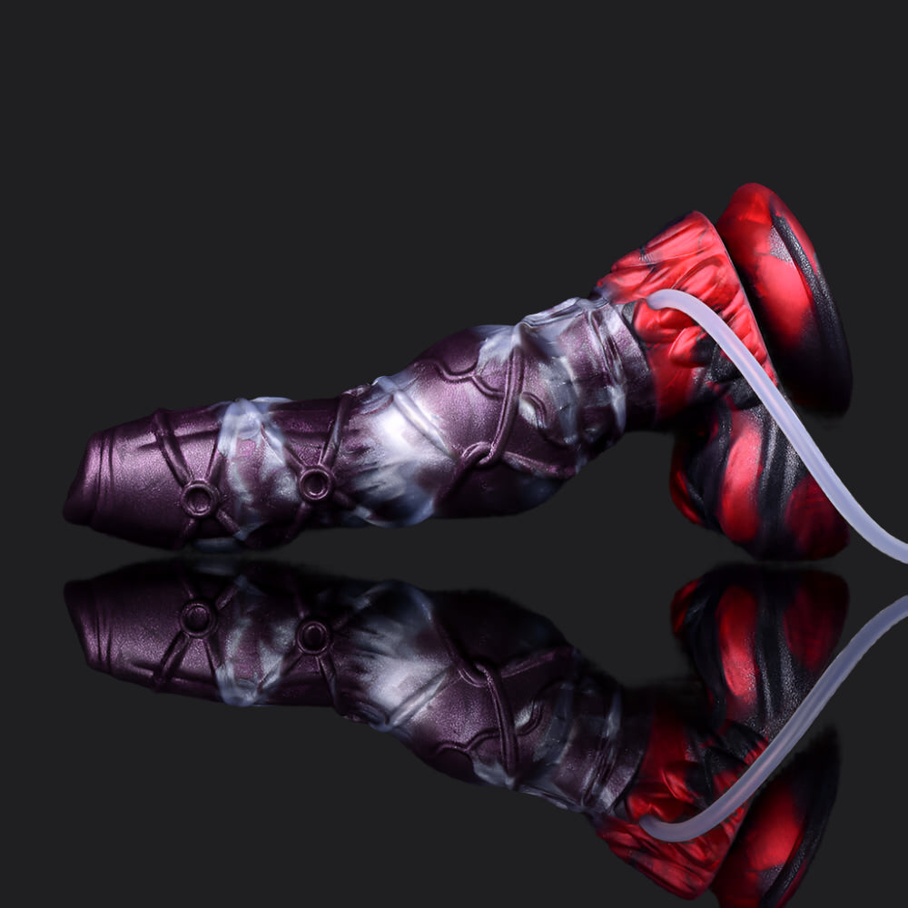 Dragon Dildo™ | Dark Ice Monster Ejaculating Dildo - Alastor Colour: Dark Ice Monster