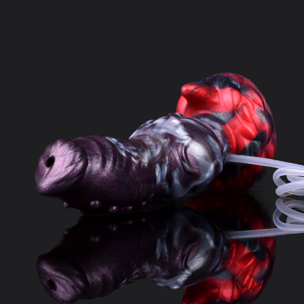 Dragon Dildo™ | Dark Ice Monster Ejaculating Dildo - Ikuutayuq Colour: Dark Ice Monster