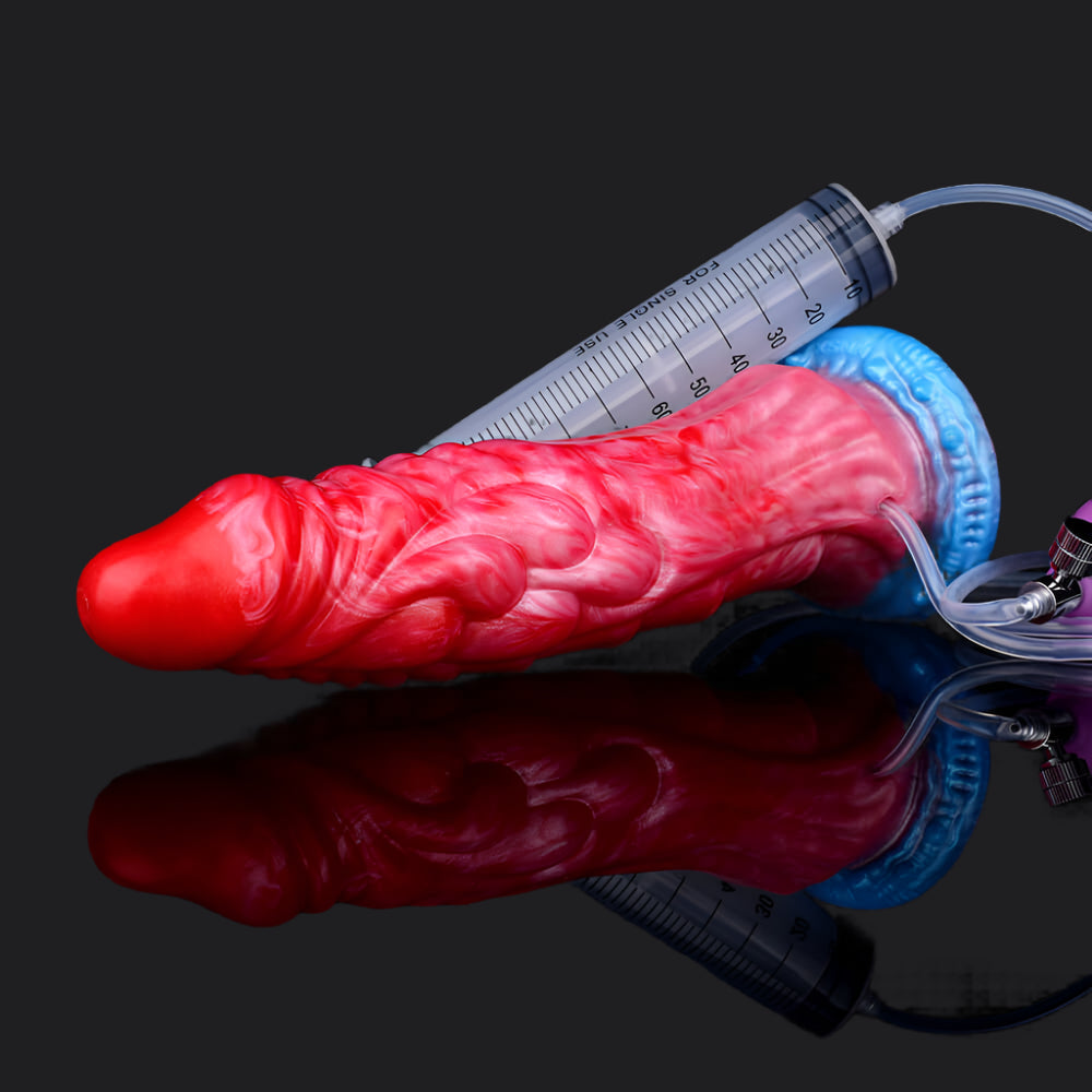 Dragon Dildo™ | Black Dragon - Ejaculating Inflatable Dildo Colour: Red