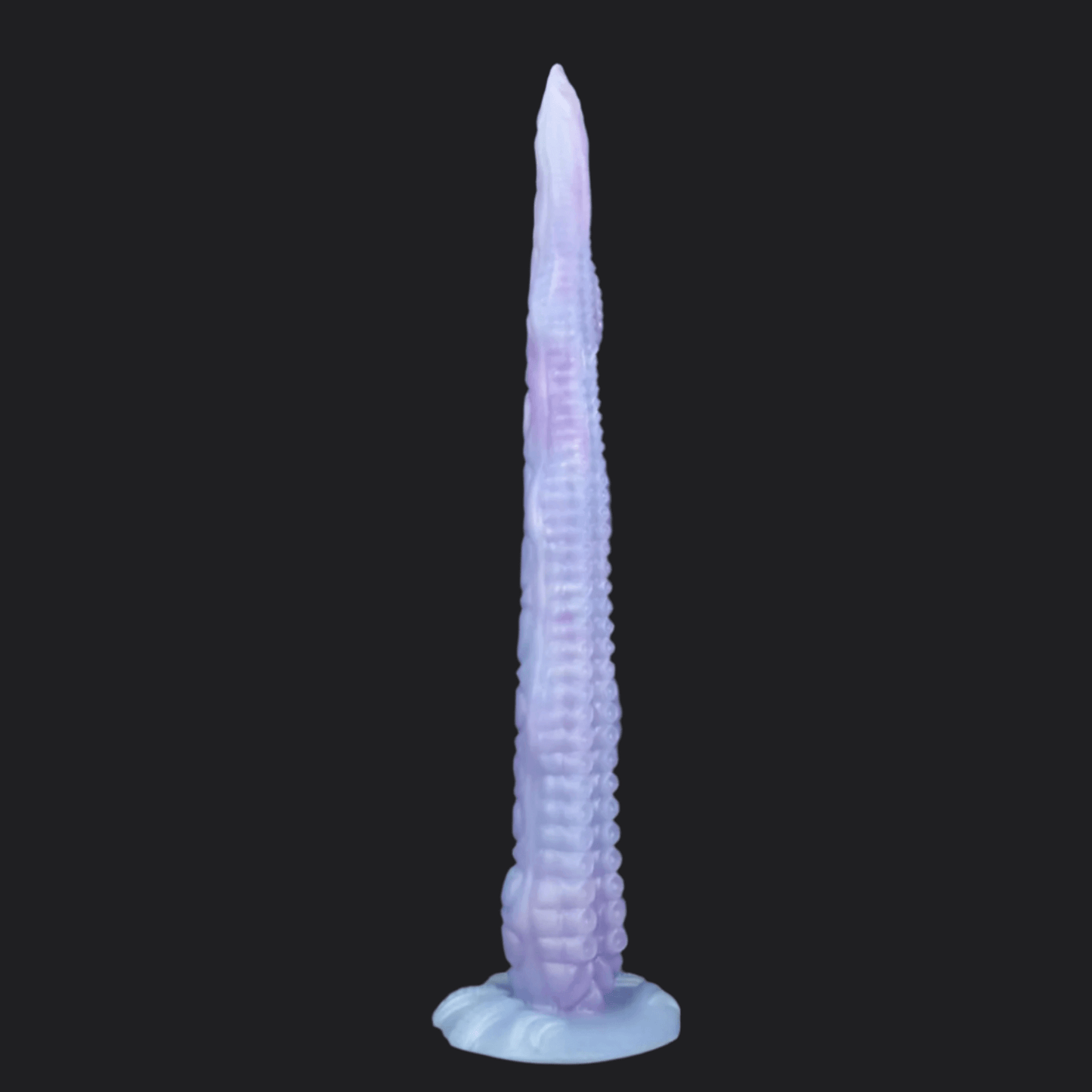 Octopus Tentacle Dildo – Prince showcasing its curved, textured design and suction base for enhanced pleasure.
