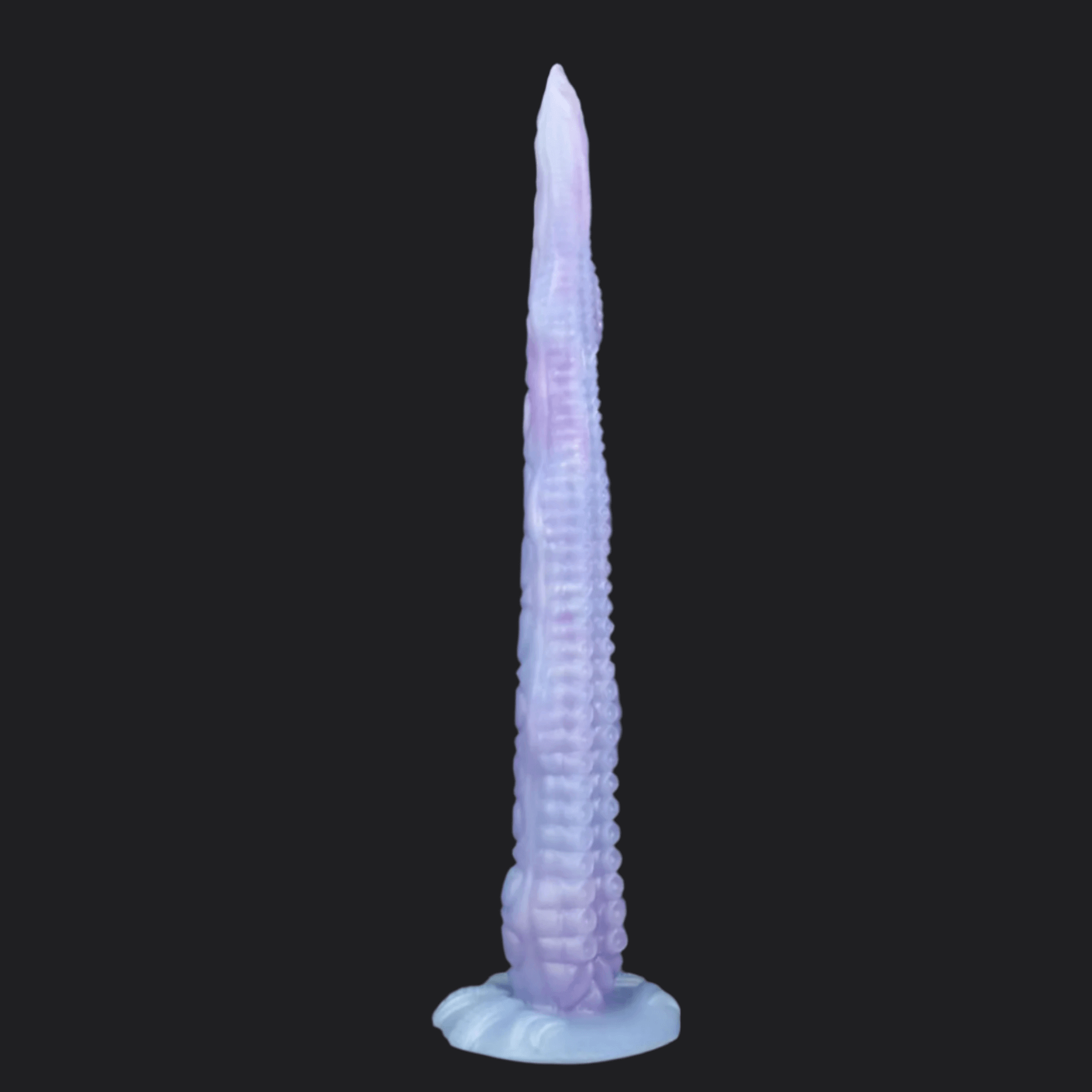 Octopus Tentacle Dildo – Prince showcasing its curved, textured design and suction base for enhanced pleasure.