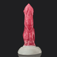 Basilisk Dragon Dildo in vibrant pink, featuring detailed scales and a unique design for fantasy-inspired pleasure.