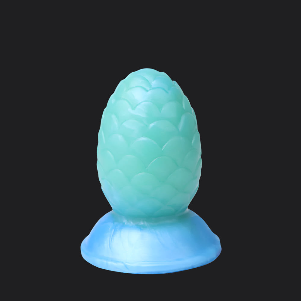 Dragon Dildo™ | Tiamat Egg Butt Plug Color: Deep Blue